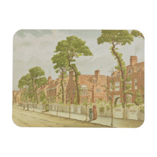 Ímã Vista do parque de Bedford, 1882 (litho da cor)