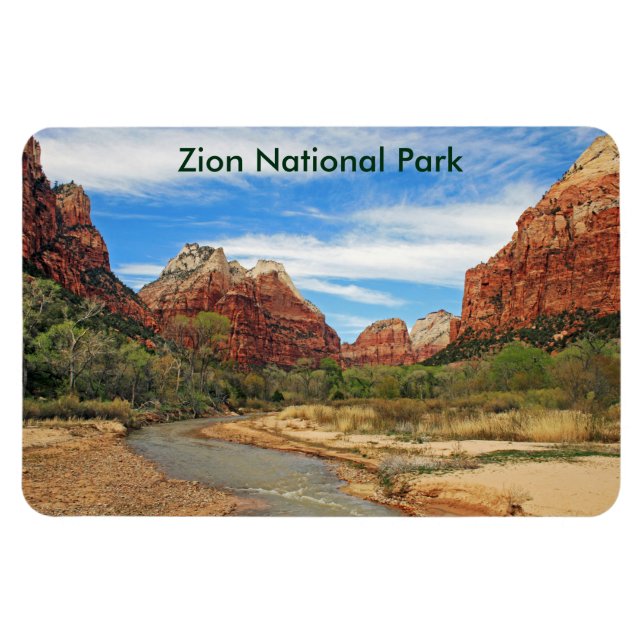 Ímã Vista do rio Virgem 2 (Horizontal)