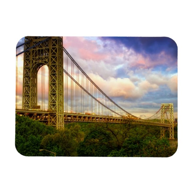 Ímã Vista do Sul - Oeste de Manhattan (Horizontal)
