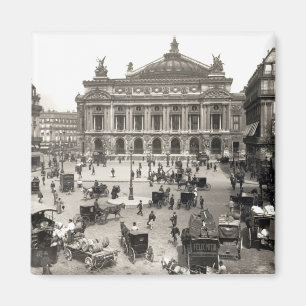 Imã Vista do teatro da ópera de Paris, 1890-99