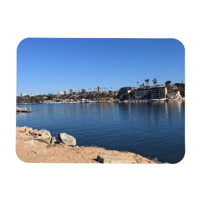 Ímã Vista do Wedge, Newport Beach, Califórnia (Horizontal)