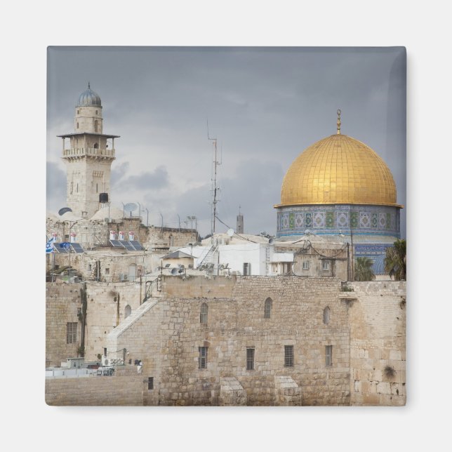 Imã Vista do Western Wall Plaza, tarde (Frente)