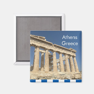 Imã Vista exterior das ruínas antigas de Atenas