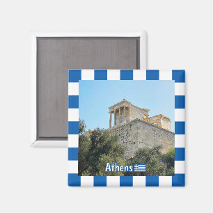 Imã Vista externa da Acrópole em Atenas, Grécia