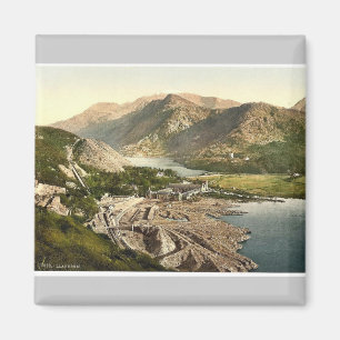 Imã Vista geral, Llanberis, Wales Photochrom raro