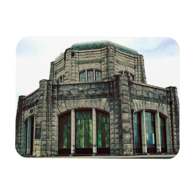 Ímã Vista House, Columbia River Gorge, Oregon (Horizontal)