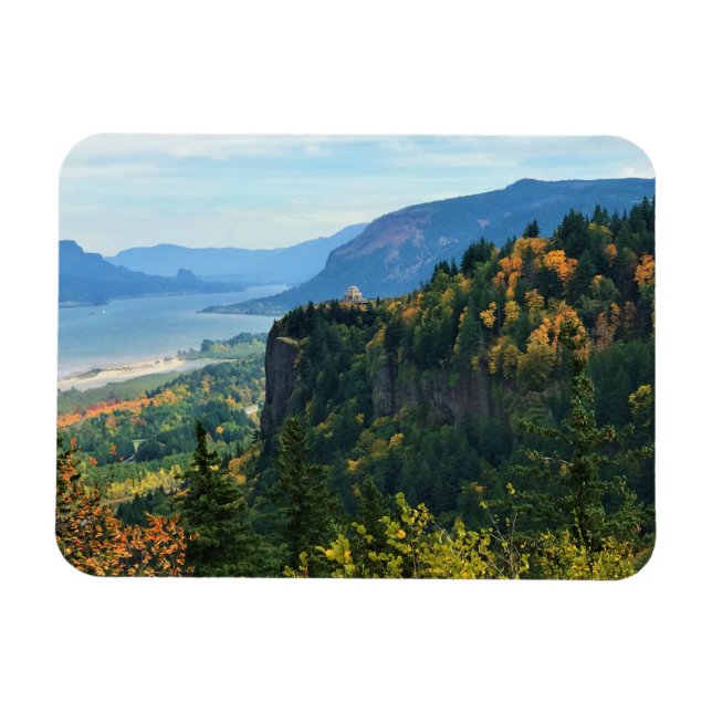 Ímã Vista House, Columbia River, Oregon (Horizontal)