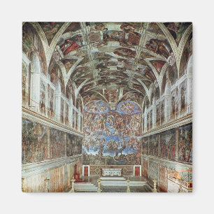 Imã Vista interior da capela de Sistine