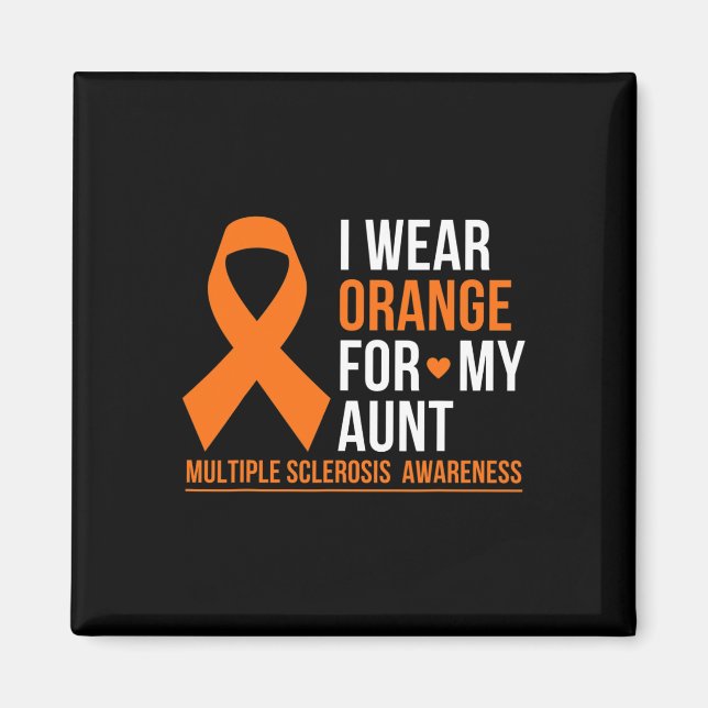 Imã Vista Laranja Para Minha Tia Esclerose Múltipla Sr (Frente)