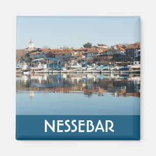 Imã Vista na cidade búlgara famosa Nessebar