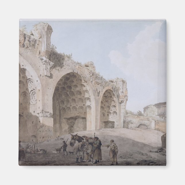 Imã Vista no Fórum Romano (Templo da Paz) 1779 (Frente)