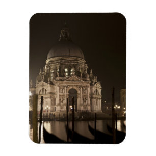 Ímã Vista noturna através da água de San Giorgio Mag