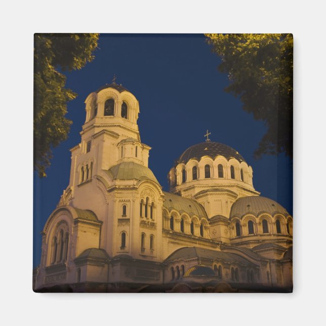 Imã Vista noturna da Catedral de Alexander Nevski (Frente)