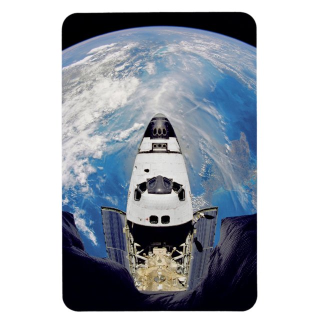 Ímã Vista olho de peixe do Ônibus Espacial Atlantis em (Vertical)