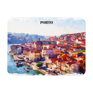 Ímã Vista Panorama Porto Portugal