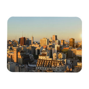 Ímã Vista panorâmica da arquitectura da cidade no