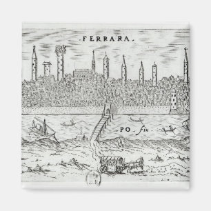 Imã Vista panorâmica de Ferrara