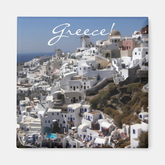 Imã Vista panorâmica de Oia, Grécia