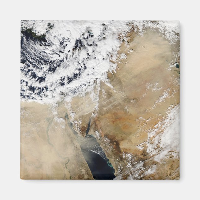 Imã Vista por satélite do Mediterrâneo Oriental (Frente)