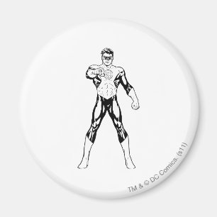 Imã Vista preto e branco para a frente