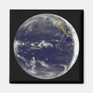 Imã Vista satélite da terra