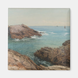 Imã Vista sobre o mar (Paisagem Costeira) (Marinha)