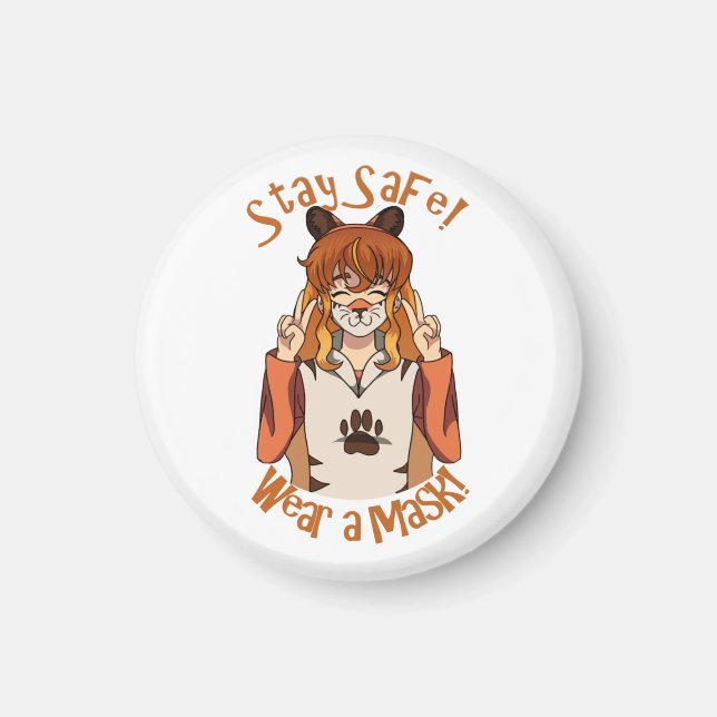 Imã Vista uma máscara! (Frente)