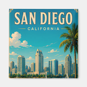 Imã 🌊 Vistas da Cidade Costeira de San Diego Califórn