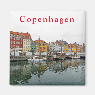 Imã Vistas de Copenhaga. Nyhavn. P. 3.