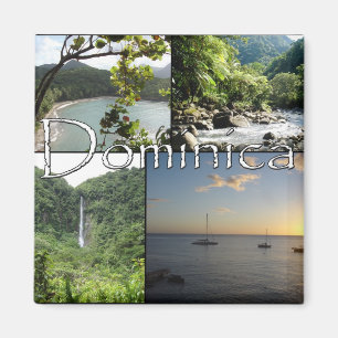 Imã Vistas do ímã de Dominica