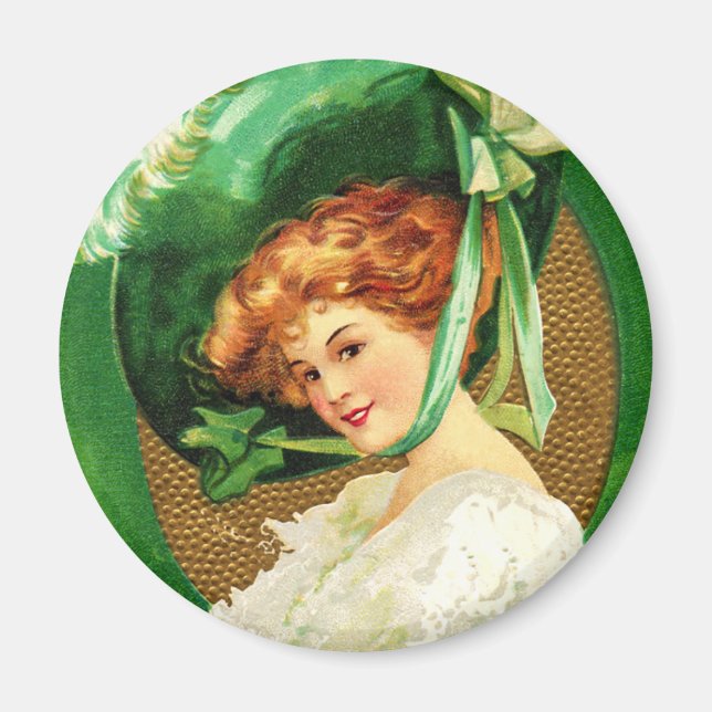 Imã Visto de queda do verde (Frente)