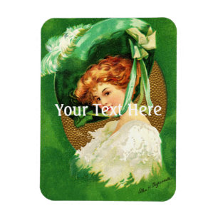 Ímã Visto de queda do verde