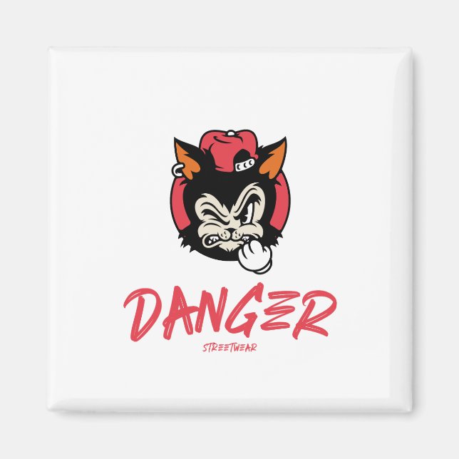 Imã Visto de Rua Danger (Frente)