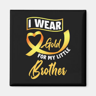 Imã Visto Dourado Para O Cancer Da Infância Do Meu Irm