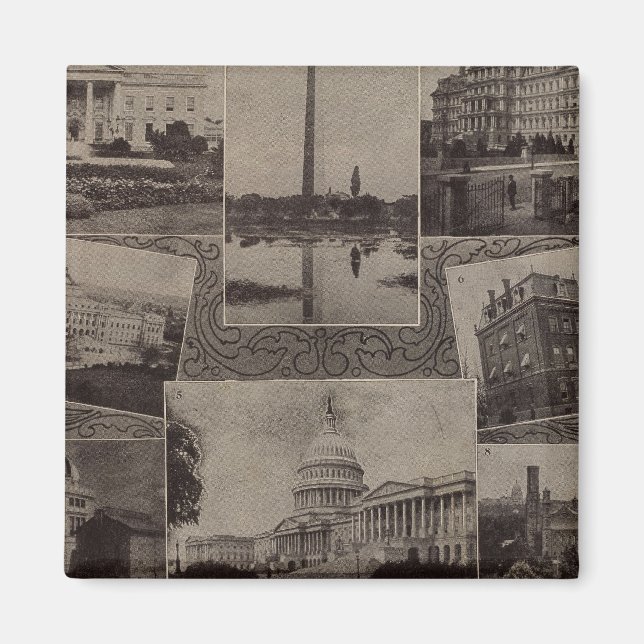 Imã Visualiza Washington, DC (Frente)