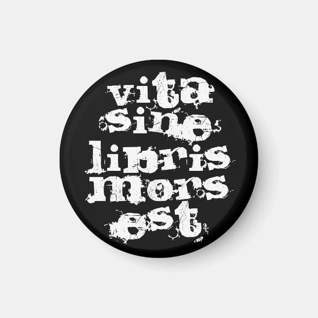 Imã Vita sine libris mors est (Frente)