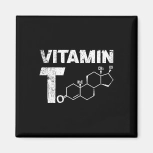 Imã Vitamina T Testosteron Bodybuilding Gym Malhação T