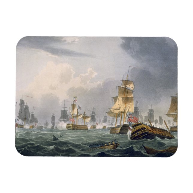 Ímã Vitória de Lord Howe, 1rua de junho de 1794, grava (Horizontal)