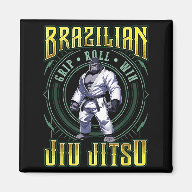 Imã Vitória no Rolamento de Pegada de Jiu Jitsu - Gori (Frente)