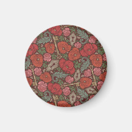 Imã Vítoro Steampunk Velho Chave de Bloqueio Poppies V