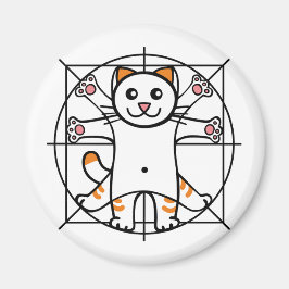 Imã Vitruvian Cat