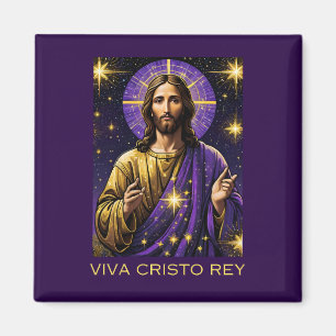 Imã Viva Cristo Rei Católico Jesus Cristo o Rei