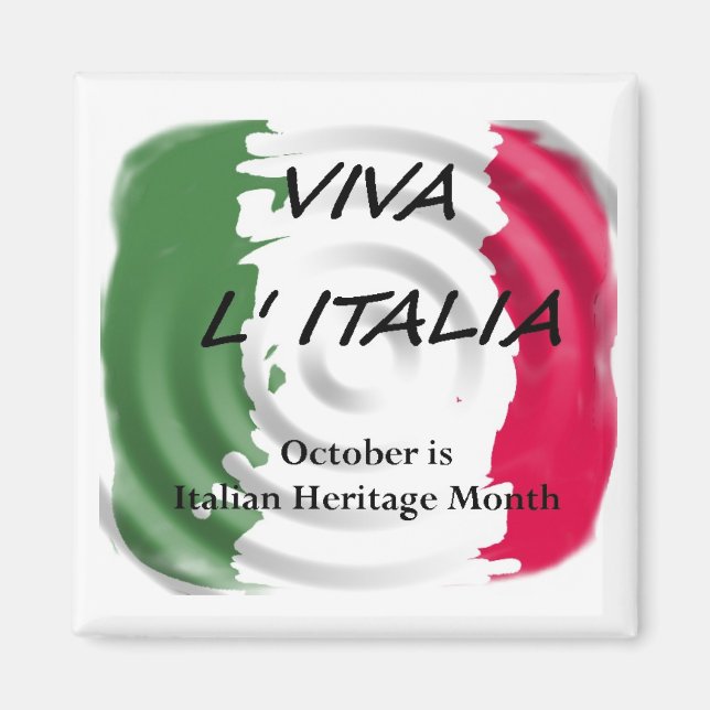 Imã VIVA ITALIA Patrimônio Italiano (Frente)