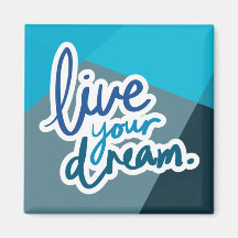 Viva o seu sonho | Tipografia motivacional