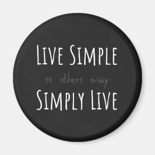 Imã VIVA SIMPLES para que outros possam simplesmente v