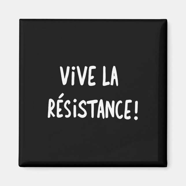 Imã Vive La Resistance Resist Trump 2 (Frente)