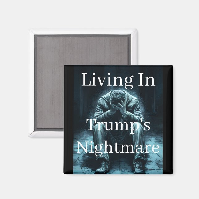 Imã Vivendo no Ímã de Pesadelo de Trump (Front/Back)