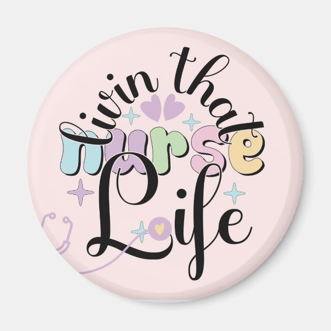 Imã Vivendo Que Enfermeira O Magno Da Vida (Frente)