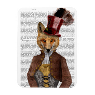 Ímã Vivienne Steampunk Fox