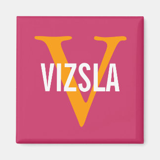 Imã Vizsla Breed Monograma Design